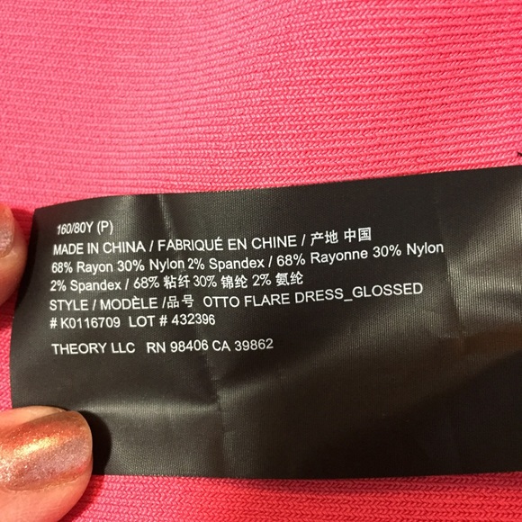 🌸 Theory NWT Otto Flare Dress Size S 🌸 - Picture 6 of 9